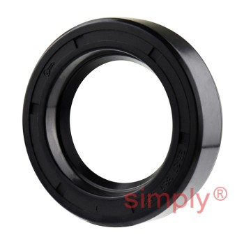 0.93x1.5x0.37 inch Nitrile Rubber Single Lip Rotary Shaft Oil Seal with Garter Spring R21 / SC