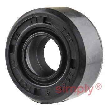 10x22x11TC4 Metric Fork and Damper Nitrile Rubber Oil Seal with Extra Internal Sealing Profile and Raised Outer Sealing Band on Outside Diameter