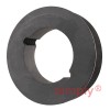 118J12 Tapered Bore Polyvee Belt Pulley 118mm Pitch Diameter 12 Grooves