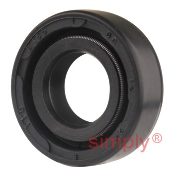 12x24x8DC Metric Fork and Damper Nitrile Rubber Oil Seal with 2 Opposite Facing Individually Sprung Sealing Lips