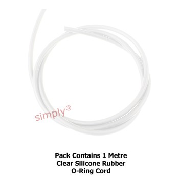 1.5mm Section CLEAR SILICONE 70 Shore O-Ring Cord