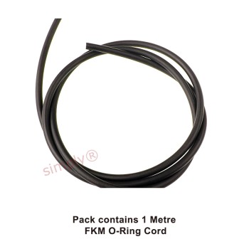 1/16mm Section FKM 75 Shore O-Ring Cord