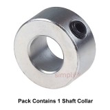 CABU20Z Zinc Plated En8 Steel Shaft Collar 20x32x14mm with Set Screw