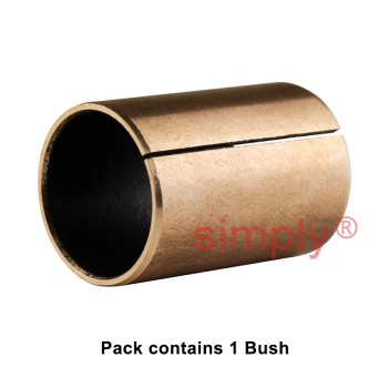 MB1525 Sinterized Bronze PTFE Lined Plain Bush 15x17x25mm