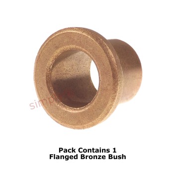 AL0306-03 Oil Filled Bronze Flanged Bearing Bush 3x6x3mm