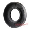 1x2x0.37 inch Nitrile Rubber Double Lip Rotary Shaft Oil Seal with Garter Spring R23 / TC Style