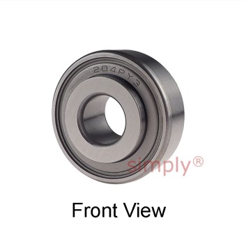 Major Branded 204PY3 Disc Opener Round Bore Bearing 0.632x1.7805x0.735 inch