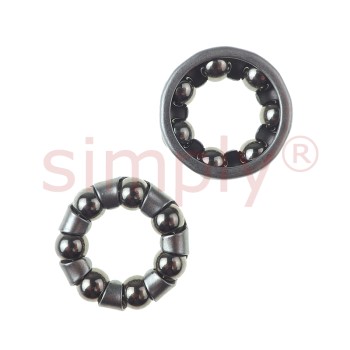 Pack of 2 Weldtite 1/4 inch Rear Hub Ball Cages