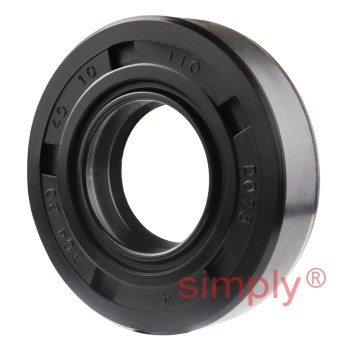 20x40x10TC4 Metric Fork and Damper Nitrile Rubber Oil Seal with Extra Internal Sealing Profile and Raised Outer Sealing Band on Outside Diameter