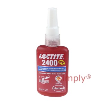 Loctite 2400 Medium Strength Threadlocking Adhesive 50ml