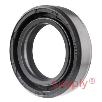 25x40x10DC Metric Fork and Damper Nitrile Rubber Oil Seal with 2 Opposite Facing Individually Sprung Sealing Lips