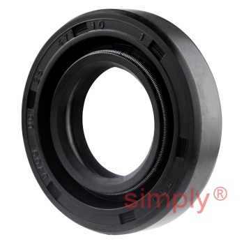 25x47x10DC Metric Fork and Damper Nitrile Rubber Oil Seal with 2 Opposite Facing Individually Sprung Sealing Lips