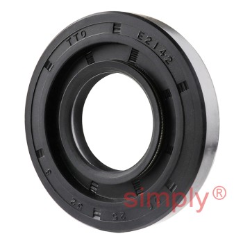 25x52x8DC Metric Fork and Damper Nitrile Rubber Oil Seal with 2 Opposite Facing Individually Sprung Sealing Lips