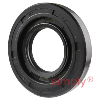 26x52x8DC Metric Fork and Damper Nitrile Rubber Oil Seal with 2 Opposite Facing Individually Sprung Sealing Lips