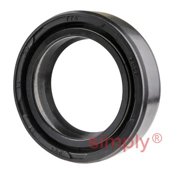 20x35x8DC Metric Fork and Damper Nitrile Rubber Oil Seal with 2 Opposite Facing Individually Sprung Sealing Lips