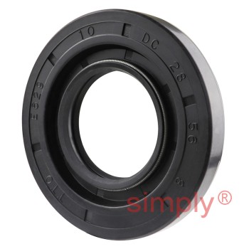 28x56x8DC Metric Fork and Damper Nitrile Rubber Oil Seal with 2 Opposite Facing Individually Sprung Sealing Lips