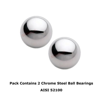 1.5mm Diameter Grade 100 Hardened 52100 Chrome Steel Ball Bearings