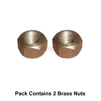 1/4 inch UNC Brass Manifold Nuts