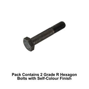 Unifix 1/2 BSWx1-1/2 Grade R Hexagon Bolts BS 1083 with Self-Colour Finish - Allow 2-3 Days