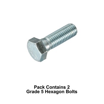Unifix 1 UNCx4 Grade 5 Hexagon Bolts BS 1768 with Bright Zinc Plated Finish - Allow 2-3 Days