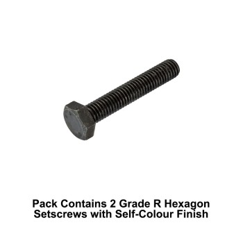 Unifix 1/2 BSWx1 Grade R Hexagon Setscrews BS 1083 with Self-Colour Finish - Allow 2-3 Days