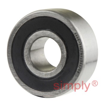 Budget 30002RS Rubber Sealed Double Row Angular Contact Ball Bearing 10x26x12mm