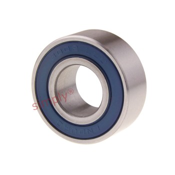 ENDURO 30022RS Rubber Sealed Double Row Angular Contact Ball Bearing 15x32x13mm