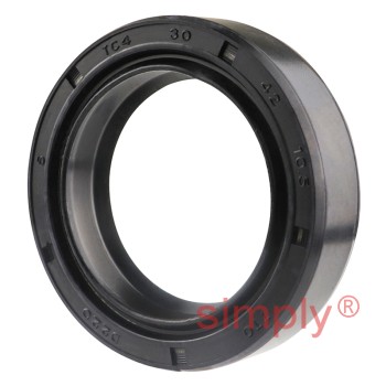 30x42x10.5TC4 Metric Fork and Damper Nitrile Rubber Oil Seal with Extra Internal Sealing Profile and Raised Outer Sealing Band on Outside Diameter