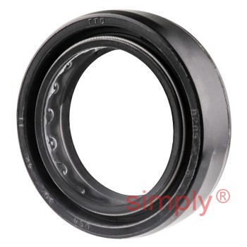 30x42x11DC4SS Metric Fork and Damper Nitrile Rubber Oil Seal with 2 Opposite Facing Individually Sprung Sealing Lips and Raised Outer Sealing Band on Outside Diameter