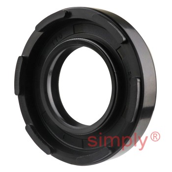 30x55x10DCY.TEF Metric Fork and Damper Nitrile Rubber Oil Seal with 2 Opposite Facing Individually Sprung Sealing Lips