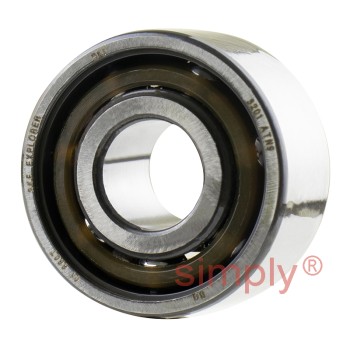 SKF 3201ATN9 Double Row Angular Contact Ball Bearing with Glass Fibre Reinforced Polyamide Cage 12x32x15.9mm