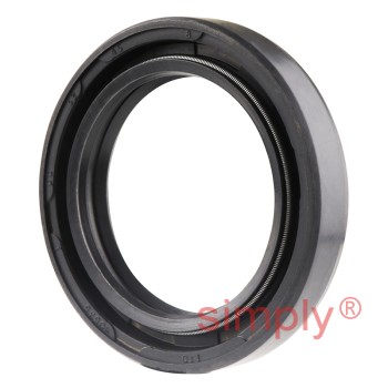 32x45x8DC Metric Fork and Damper Nitrile Rubber Oil Seal with 2 Opposite Facing Individually Sprung Sealing Lips