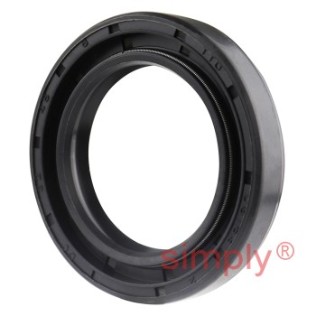 32x48x8DC Metric Fork and Damper Nitrile Rubber Oil Seal with 2 Opposite Facing Individually Sprung Sealing Lips