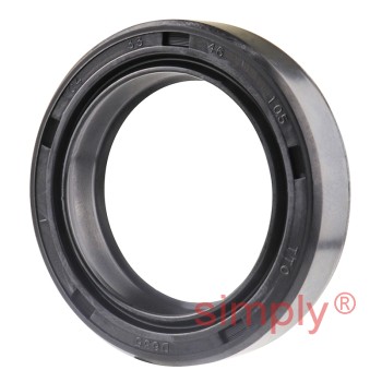 33x46x10.5TC4 Metric Fork and Damper Nitrile Rubber Oil Seal with Extra Internal Sealing Profile and Raised Outer Sealing Band on Outside Diameter