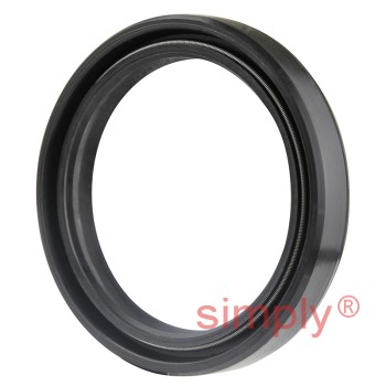 35x44x7DC Metric Fork and Damper Nitrile Rubber Oil Seal with 2 Opposite Facing Individually Sprung Sealing Lips