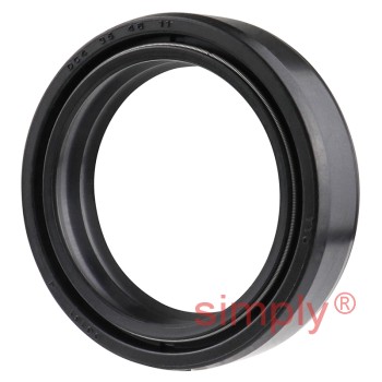 35x46x11TC4 Metric Fork and Damper Nitrile Rubber Oil Seal with Extra Internal Sealing Profile and Raised Outer Sealing Band on Outside Diameter