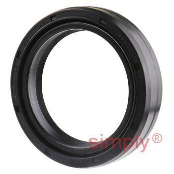 35x47x10DC4 Metric Fork and Damper Nitrile Rubber Oil Seal with 2 Opposite Facing Individually Sprung Sealing Lips and Raised Outer Sealing Band on Outside Diameter