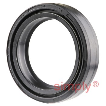 35x48x11DC4SS Metric Fork and Damper Nitrile Rubber Oil Seal with 2 Opposite Facing Individually Sprung Sealing Lips and Raised Outer Sealing Band on Outside Diameter