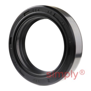 35x48x11TC4 Metric Fork and Damper Nitrile Rubber Oil Seal with Extra Internal Sealing Profile and Raised Outer Sealing Band on Outside Diameter