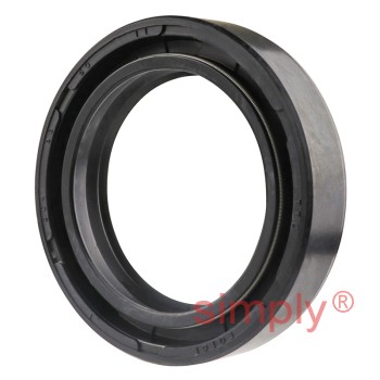 36x50x11DC4 Metric Fork and Damper Nitrile Rubber Oil Seal with 2 Opposite Facing Individually Sprung Sealing Lips and Raised Outer Sealing Band on Outside Diameter