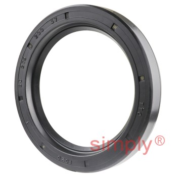 37x50x11DC4SS Metric Fork and Damper Nitrile Rubber Oil Seal with 2 Opposite Facing Individually Sprung Sealing Lips and Raised Outer Sealing Band on Outside Diameter