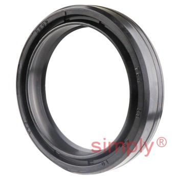 38x48x10TC4 Metric Fork and Damper Nitrile Rubber Oil Seal with Extra Internal Sealing Profile and Raised Outer Sealing Band on Outside Diameter