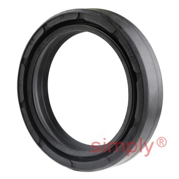 41x54x11DC4SS Metric Fork and Damper Nitrile Rubber Oil Seal with 2 Opposite Facing Individually Sprung Sealing Lips and Raised Outer Sealing Band on Outside Diameter