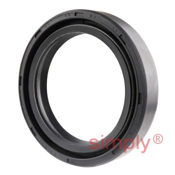 45x62x11DC Metric Fork and Damper Nitrile Rubber Oil Seal with 2 Opposite Facing Individually Sprung Sealing Lips