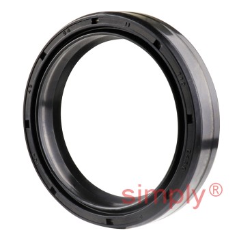 43x54x11TC4 Metric Fork and Damper Nitrile Rubber Oil Seal with Extra Internal Sealing Profile and Raised Outer Sealing Band on Outside Diameter