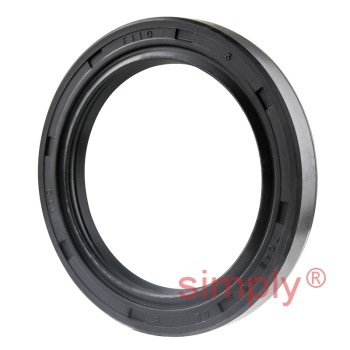 46x62x8TC4 Metric Fork and Damper Nitrile Rubber Oil Seal with Extra Internal Sealing Profile and Raised Outer Sealing Band on Outside Diameter