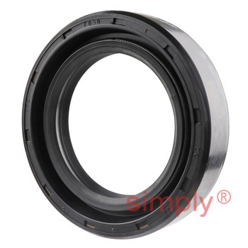 48x72x15DC Metric Fork and Damper Nitrile Rubber Oil Seal with 2 Opposite Facing Individually Sprung Sealing Lips