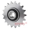 16 Tooth 08B Simplex Idler Sprocket for 1/2 Inch Pitch Chain