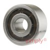 Budget 5200 Open Double Row Angular Contact Ball Bearing 10x30x14.3mm