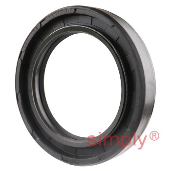 52x75x12DC Metric Fork and Damper Nitrile Rubber Oil Seal with 2 Opposite Facing Individually Sprung Sealing Lips